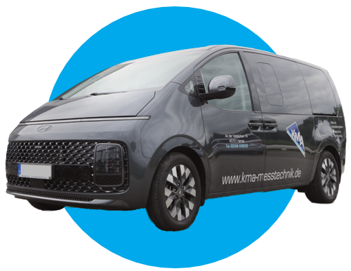 KMA Messtechnik Servicefahrzeug für den MobilCal Vor-Ort-Kalibrierservice